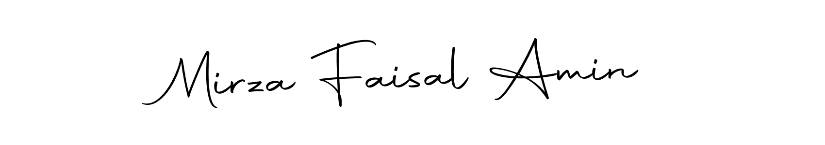 Design your own signature with our free online signature maker. With this signature software, you can create a handwritten (Autography-DOLnW) signature for name Mirza Faisal Amin. Mirza Faisal Amin signature style 10 images and pictures png