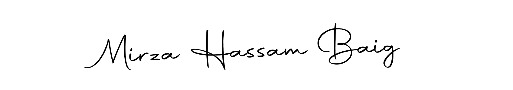 Make a beautiful signature design for name Mirza Hassam Baig. Use this online signature maker to create a handwritten signature for free. Mirza Hassam Baig signature style 10 images and pictures png