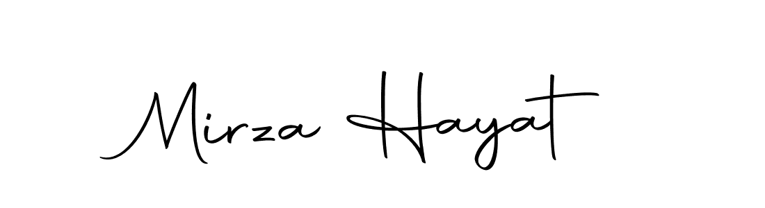 You should practise on your own different ways (Autography-DOLnW) to write your name (Mirza Hayat) in signature. don't let someone else do it for you. Mirza Hayat signature style 10 images and pictures png