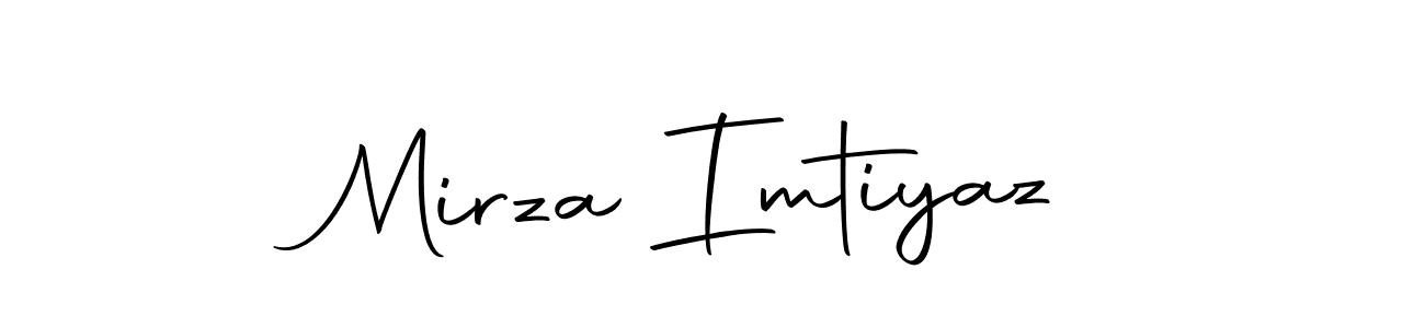 Make a beautiful signature design for name Mirza Imtiyaz. With this signature (Autography-DOLnW) style, you can create a handwritten signature for free. Mirza Imtiyaz signature style 10 images and pictures png