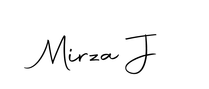 How to Draw Mirza J signature style? Autography-DOLnW is a latest design signature styles for name Mirza J. Mirza J signature style 10 images and pictures png