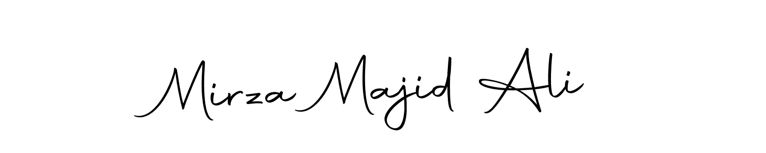 Create a beautiful signature design for name Mirza Majid Ali. With this signature (Autography-DOLnW) fonts, you can make a handwritten signature for free. Mirza Majid Ali signature style 10 images and pictures png