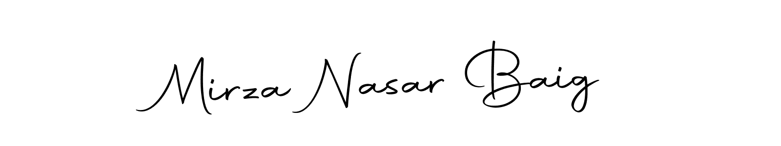 How to make Mirza Nasar Baig signature? Autography-DOLnW is a professional autograph style. Create handwritten signature for Mirza Nasar Baig name. Mirza Nasar Baig signature style 10 images and pictures png