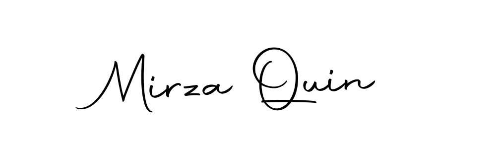 Make a beautiful signature design for name Mirza Quin. Use this online signature maker to create a handwritten signature for free. Mirza Quin signature style 10 images and pictures png