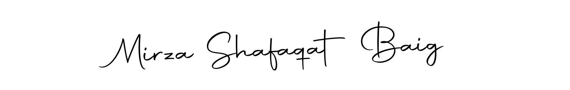Make a beautiful signature design for name Mirza Shafaqat Baig. With this signature (Autography-DOLnW) style, you can create a handwritten signature for free. Mirza Shafaqat Baig signature style 10 images and pictures png