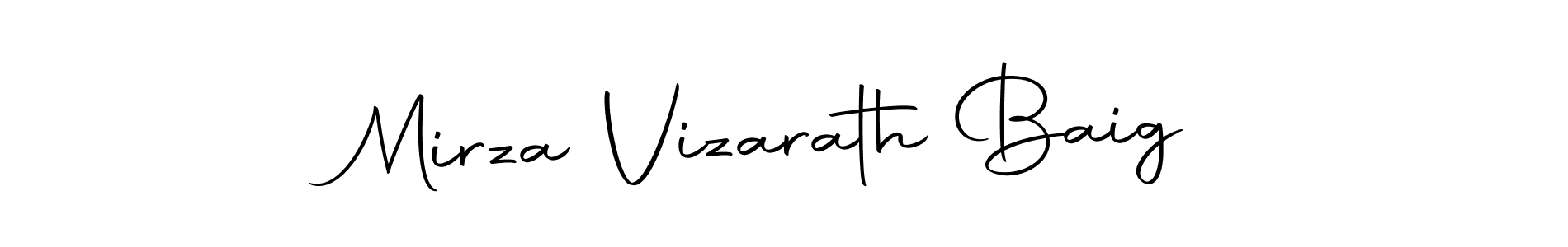 Make a beautiful signature design for name Mirza Vizarath Baig. Use this online signature maker to create a handwritten signature for free. Mirza Vizarath Baig signature style 10 images and pictures png