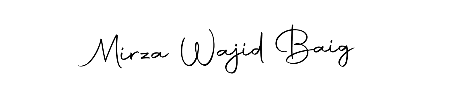 Once you've used our free online signature maker to create your best signature Autography-DOLnW style, it's time to enjoy all of the benefits that Mirza Wajid Baig name signing documents. Mirza Wajid Baig signature style 10 images and pictures png