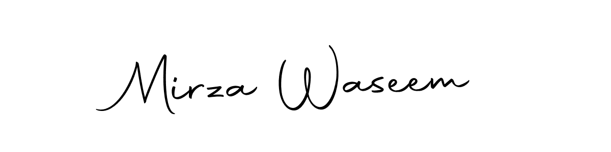 if you are searching for the best signature style for your name Mirza Waseem. so please give up your signature search. here we have designed multiple signature styles  using Autography-DOLnW. Mirza Waseem signature style 10 images and pictures png