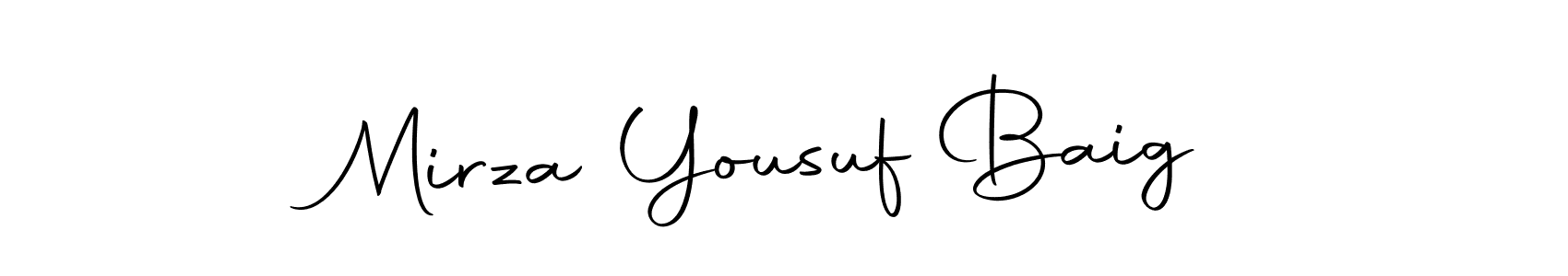 Autography-DOLnW is a professional signature style that is perfect for those who want to add a touch of class to their signature. It is also a great choice for those who want to make their signature more unique. Get Mirza Yousuf Baig name to fancy signature for free. Mirza Yousuf Baig signature style 10 images and pictures png