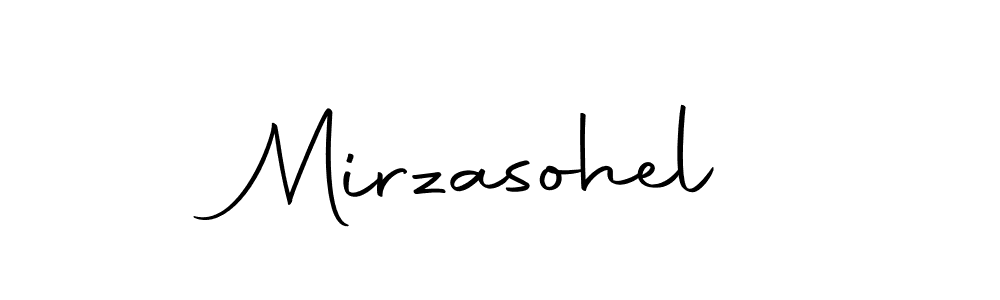 Use a signature maker to create a handwritten signature online. With this signature software, you can design (Autography-DOLnW) your own signature for name Mirzasohel. Mirzasohel signature style 10 images and pictures png