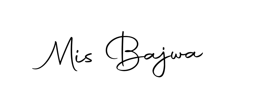 Make a beautiful signature design for name Mis Bajwa. With this signature (Autography-DOLnW) style, you can create a handwritten signature for free. Mis Bajwa signature style 10 images and pictures png