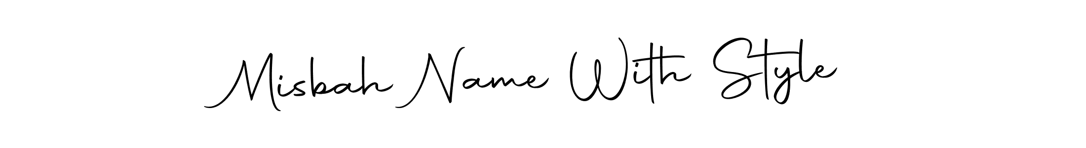 Use a signature maker to create a handwritten signature online. With this signature software, you can design (Autography-DOLnW) your own signature for name Misbah Name With Style. Misbah Name With Style signature style 10 images and pictures png
