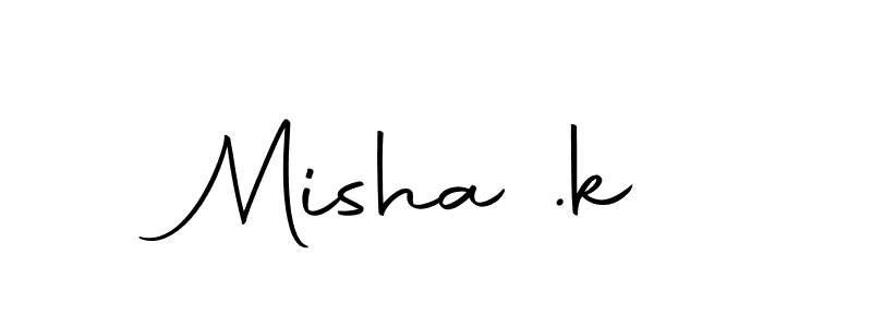 Make a beautiful signature design for name Misha .k. Use this online signature maker to create a handwritten signature for free. Misha .k signature style 10 images and pictures png