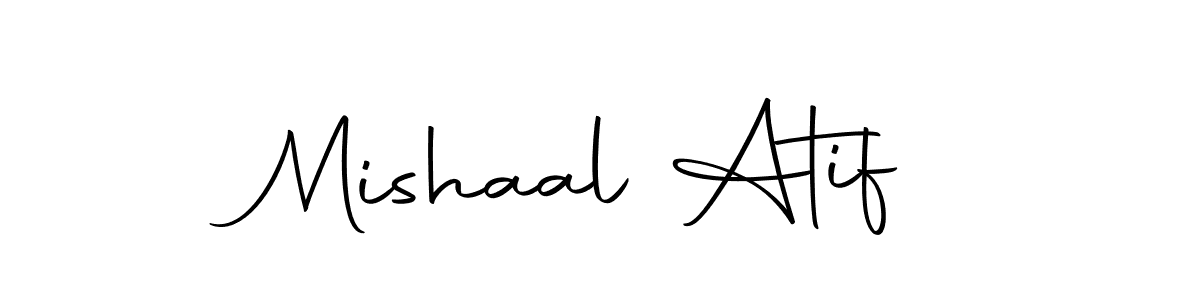 It looks lik you need a new signature style for name Mishaal Atif. Design unique handwritten (Autography-DOLnW) signature with our free signature maker in just a few clicks. Mishaal Atif signature style 10 images and pictures png