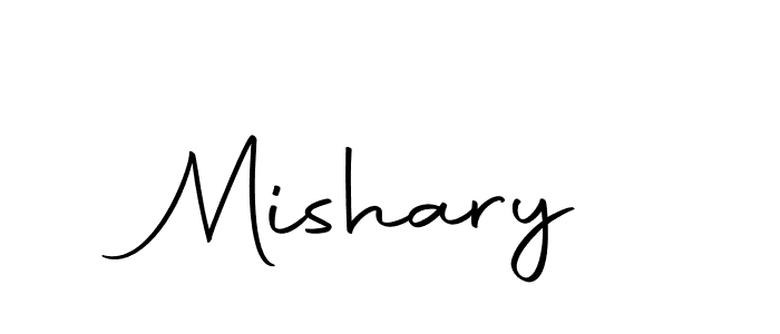 How to make Mishary signature? Autography-DOLnW is a professional autograph style. Create handwritten signature for Mishary name. Mishary signature style 10 images and pictures png