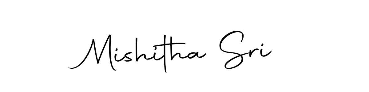 You should practise on your own different ways (Autography-DOLnW) to write your name (Mishitha Sri) in signature. don't let someone else do it for you. Mishitha Sri signature style 10 images and pictures png