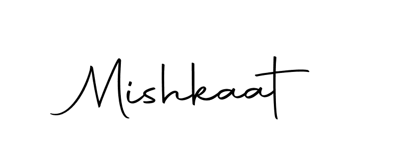 How to make Mishkaat signature? Autography-DOLnW is a professional autograph style. Create handwritten signature for Mishkaat name. Mishkaat signature style 10 images and pictures png