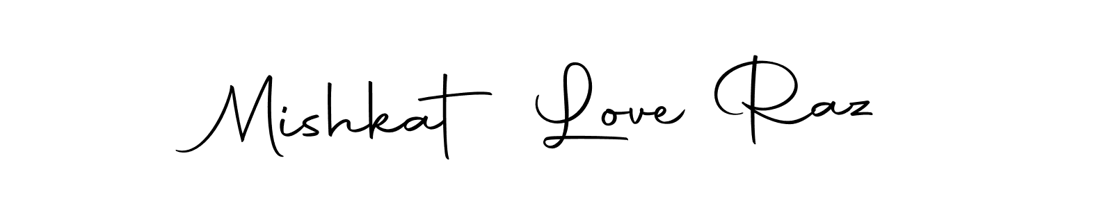 Design your own signature with our free online signature maker. With this signature software, you can create a handwritten (Autography-DOLnW) signature for name Mishkat Love Raz. Mishkat Love Raz signature style 10 images and pictures png