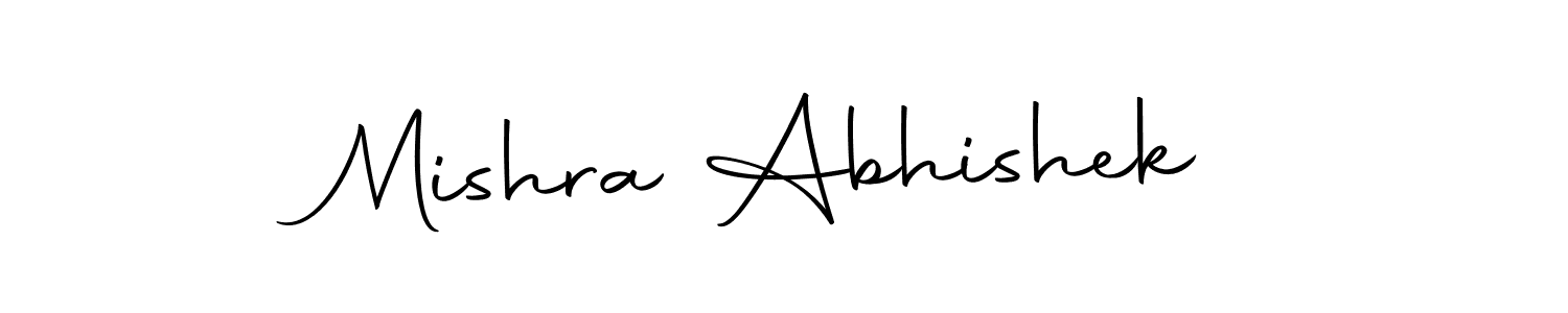 Design your own signature with our free online signature maker. With this signature software, you can create a handwritten (Autography-DOLnW) signature for name Mishra Abhishek. Mishra Abhishek signature style 10 images and pictures png