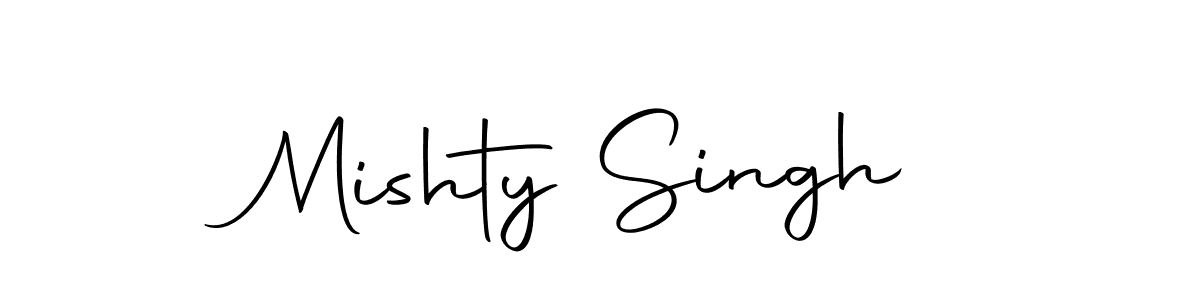 if you are searching for the best signature style for your name Mishty Singh. so please give up your signature search. here we have designed multiple signature styles  using Autography-DOLnW. Mishty Singh signature style 10 images and pictures png