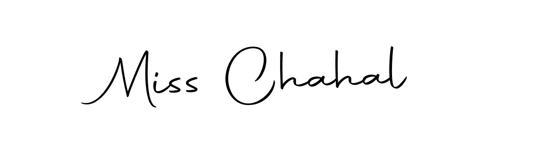 Also we have Miss Chahal name is the best signature style. Create professional handwritten signature collection using Autography-DOLnW autograph style. Miss Chahal signature style 10 images and pictures png