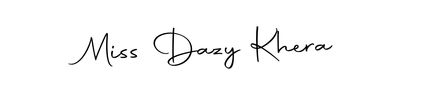 Autography-DOLnW is a professional signature style that is perfect for those who want to add a touch of class to their signature. It is also a great choice for those who want to make their signature more unique. Get Miss Dazy Khera name to fancy signature for free. Miss Dazy Khera signature style 10 images and pictures png