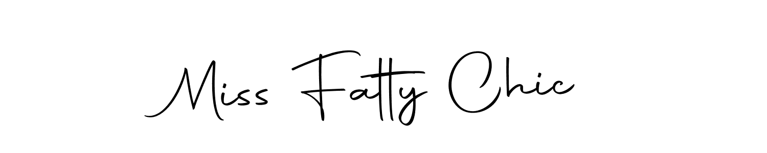 You should practise on your own different ways (Autography-DOLnW) to write your name (Miss Fatty Chic) in signature. don't let someone else do it for you. Miss Fatty Chic signature style 10 images and pictures png