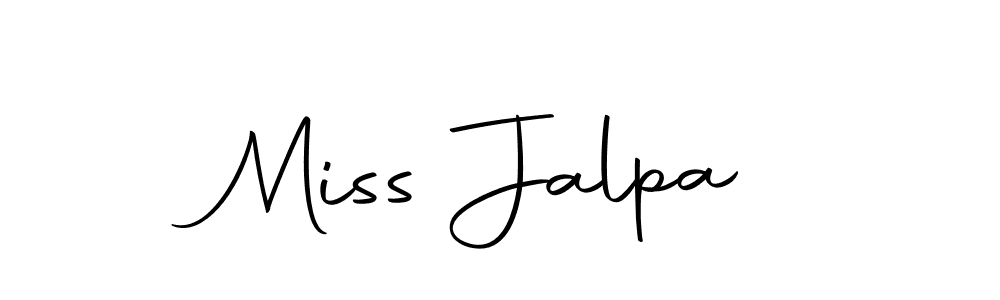 Miss Jalpa stylish signature style. Best Handwritten Sign (Autography-DOLnW) for my name. Handwritten Signature Collection Ideas for my name Miss Jalpa. Miss Jalpa signature style 10 images and pictures png