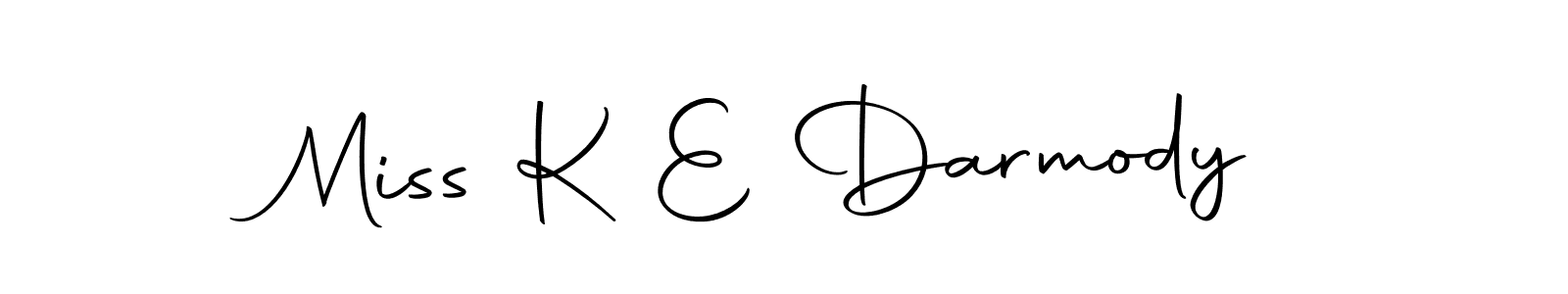 Make a beautiful signature design for name Miss K E Darmody. With this signature (Autography-DOLnW) style, you can create a handwritten signature for free. Miss K E Darmody signature style 10 images and pictures png