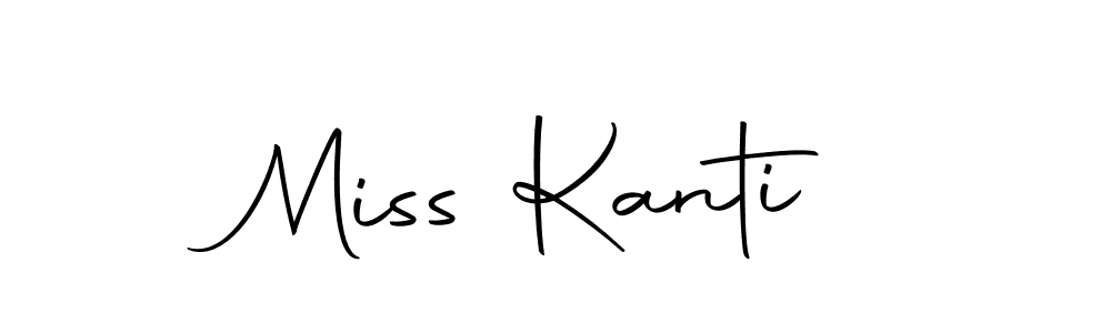 Make a beautiful signature design for name Miss Kanti. With this signature (Autography-DOLnW) style, you can create a handwritten signature for free. Miss Kanti signature style 10 images and pictures png