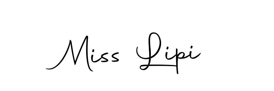 Also we have Miss Lipi name is the best signature style. Create professional handwritten signature collection using Autography-DOLnW autograph style. Miss Lipi signature style 10 images and pictures png