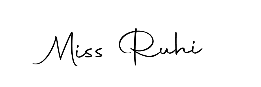 Miss Ruhi stylish signature style. Best Handwritten Sign (Autography-DOLnW) for my name. Handwritten Signature Collection Ideas for my name Miss Ruhi. Miss Ruhi signature style 10 images and pictures png