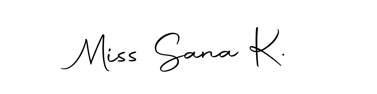 Similarly Autography-DOLnW is the best handwritten signature design. Signature creator online .You can use it as an online autograph creator for name Miss Sana K.. Miss Sana K. signature style 10 images and pictures png
