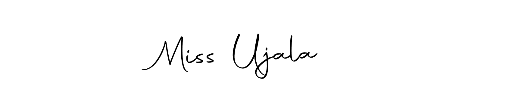 Similarly Autography-DOLnW is the best handwritten signature design. Signature creator online .You can use it as an online autograph creator for name Miss Ujala ❤️. Miss Ujala ❤️ signature style 10 images and pictures png