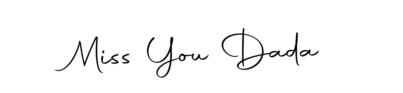 How to make Miss You Dada name signature. Use Autography-DOLnW style for creating short signs online. This is the latest handwritten sign. Miss You Dada signature style 10 images and pictures png
