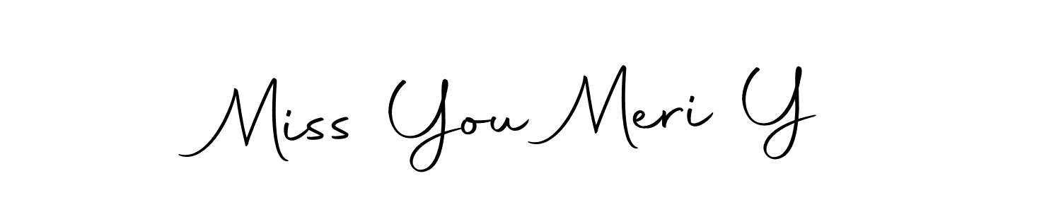 Make a beautiful signature design for name Miss You Meri Y. With this signature (Autography-DOLnW) style, you can create a handwritten signature for free. Miss You Meri Y signature style 10 images and pictures png