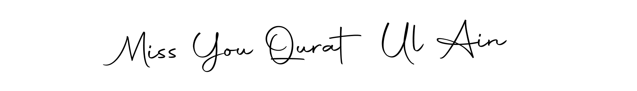 Make a beautiful signature design for name Miss You Qurat Ul Ain. With this signature (Autography-DOLnW) style, you can create a handwritten signature for free. Miss You Qurat Ul Ain signature style 10 images and pictures png
