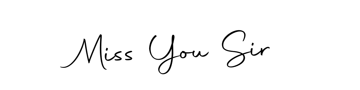 This is the best signature style for the Miss You Sir name. Also you like these signature font (Autography-DOLnW). Mix name signature. Miss You Sir signature style 10 images and pictures png