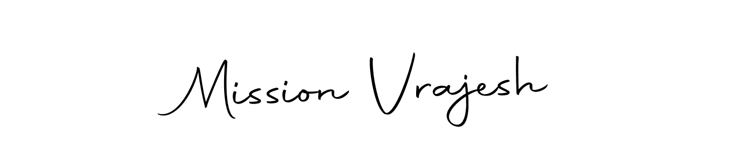 Once you've used our free online signature maker to create your best signature Autography-DOLnW style, it's time to enjoy all of the benefits that Mission Vrajesh name signing documents. Mission Vrajesh signature style 10 images and pictures png