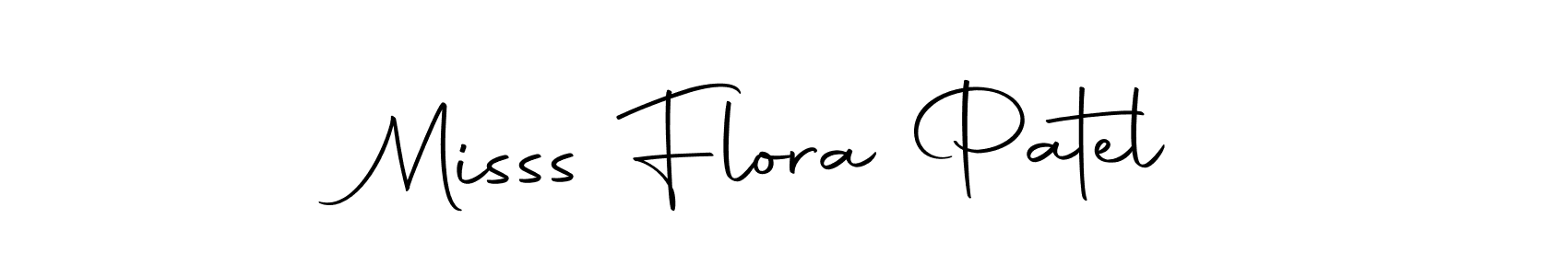 Misss Flora Patel stylish signature style. Best Handwritten Sign (Autography-DOLnW) for my name. Handwritten Signature Collection Ideas for my name Misss Flora Patel. Misss Flora Patel signature style 10 images and pictures png