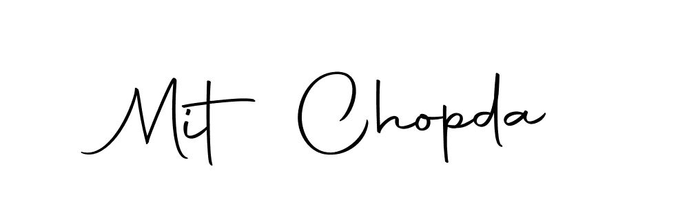 Make a short Mit Chopda signature style. Manage your documents anywhere anytime using Autography-DOLnW. Create and add eSignatures, submit forms, share and send files easily. Mit Chopda signature style 10 images and pictures png
