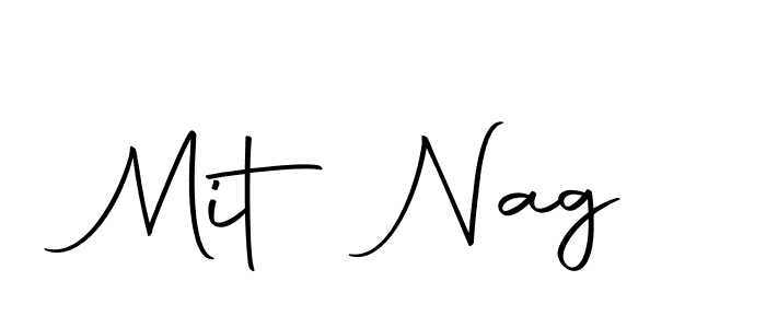 Mit Nag stylish signature style. Best Handwritten Sign (Autography-DOLnW) for my name. Handwritten Signature Collection Ideas for my name Mit Nag. Mit Nag signature style 10 images and pictures png