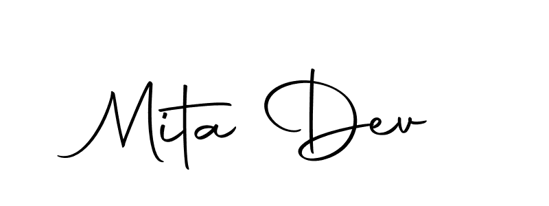 Create a beautiful signature design for name Mita Dev. With this signature (Autography-DOLnW) fonts, you can make a handwritten signature for free. Mita Dev signature style 10 images and pictures png