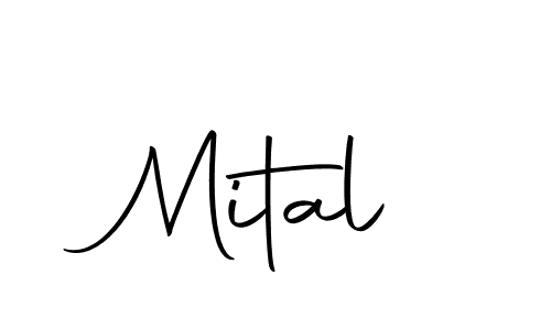 Design your own signature with our free online signature maker. With this signature software, you can create a handwritten (Autography-DOLnW) signature for name Mital. Mital signature style 10 images and pictures png