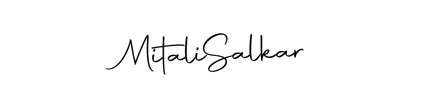Use a signature maker to create a handwritten signature online. With this signature software, you can design (Autography-DOLnW) your own signature for name Mitali  Salkar. Mitali  Salkar signature style 10 images and pictures png