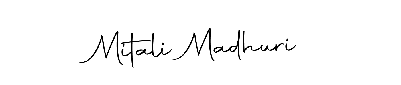 Design your own signature with our free online signature maker. With this signature software, you can create a handwritten (Autography-DOLnW) signature for name Mitali Madhuri. Mitali Madhuri signature style 10 images and pictures png
