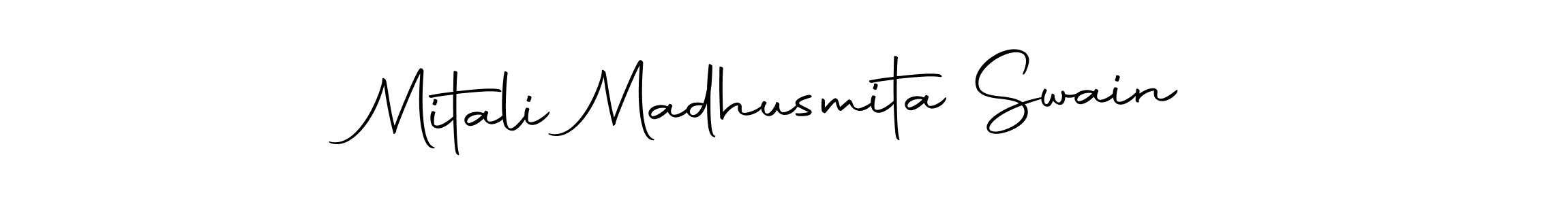 Mitali Madhusmita Swain stylish signature style. Best Handwritten Sign (Autography-DOLnW) for my name. Handwritten Signature Collection Ideas for my name Mitali Madhusmita Swain. Mitali Madhusmita Swain signature style 10 images and pictures png