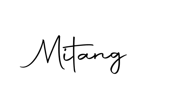 How to make Mitang name signature. Use Autography-DOLnW style for creating short signs online. This is the latest handwritten sign. Mitang signature style 10 images and pictures png