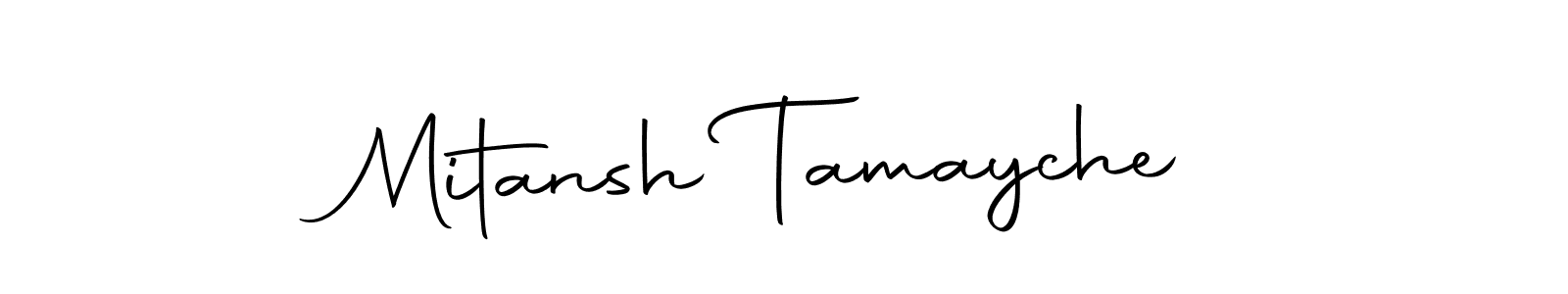 Make a short Mitansh Tamayche signature style. Manage your documents anywhere anytime using Autography-DOLnW. Create and add eSignatures, submit forms, share and send files easily. Mitansh Tamayche signature style 10 images and pictures png