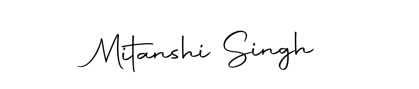 Use a signature maker to create a handwritten signature online. With this signature software, you can design (Autography-DOLnW) your own signature for name Mitanshi Singh. Mitanshi Singh signature style 10 images and pictures png